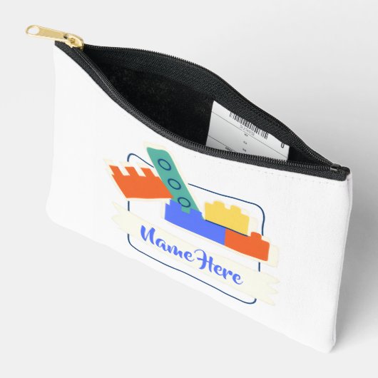 Building Bricks アクセサリーポーチ (見開き)