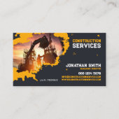 Building Construction, Concrete works, Excavation 名刺 (正面)