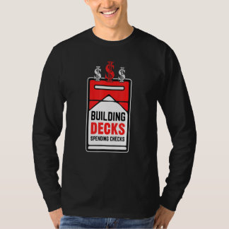 Building Decks Spending Checks Game Card Collector Tシャツ