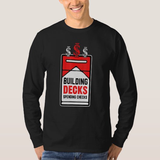 Building Decks Spending Checks Game Card Collector Tシャツ (正面)