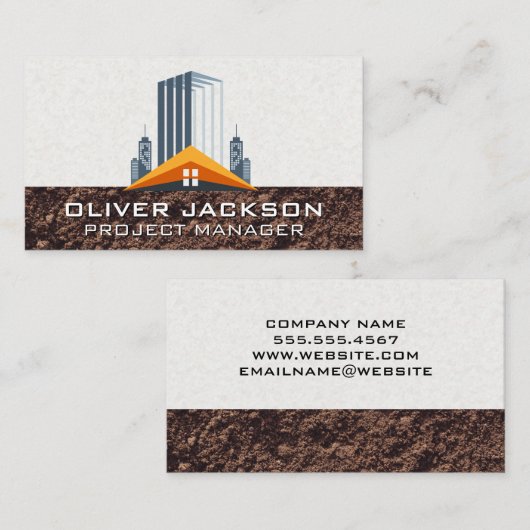 Building Development | Construction Real Estate 名刺 (正面/裏面)