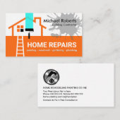 Building Frame Handyman Repair 名刺 (正面/裏面)