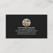 Building Home Frame Construction 名刺 (裏面)