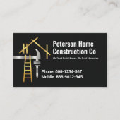 Building Home Frame Construction 名刺 (正面)