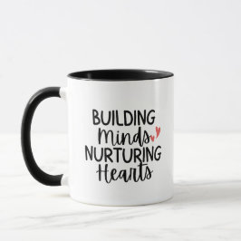 'Building Minds, Nurturing Hearts' Teacher Gift  マグカップ