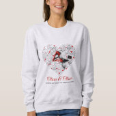 Building Our Future Profession Heart Valentine スウェットシャツ (正面)