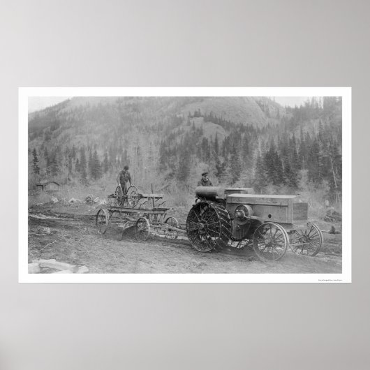 Building Roads In Alaska 1916 ポスター (正面)