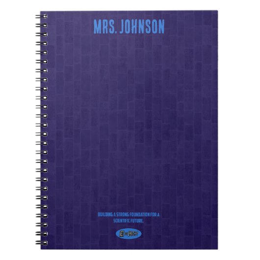 Building Strong Foundation For Scientific Future ノートブック (正面)