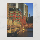 Buildings along the river in downtown Chicago, ポストカード (正面)