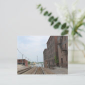 Buildings and Flooded Tracks in Burlington, Iowa ポストカード (スタンド正面)