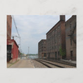 Buildings and Train Tracks in Burlington, Iowa ポストカード (正面)