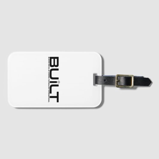 BUiLTバッグラベル ラゲッジタグ (正面横)