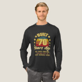 Built 70 Years Ago All Parts Original 70th Birthda トライブレンドＴシャツ (正面全体)