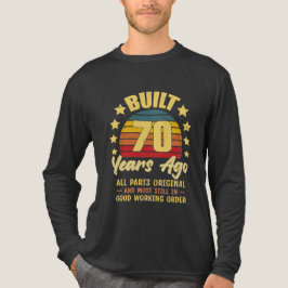 Built 70 Years Ago All Parts Original 70th Birthda トライブレンドTシャツ