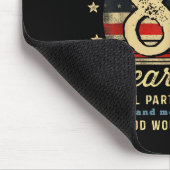 Built 80 Years Ago Funny 80th Birthday Usa Flag  マウスパッド (コーナー)