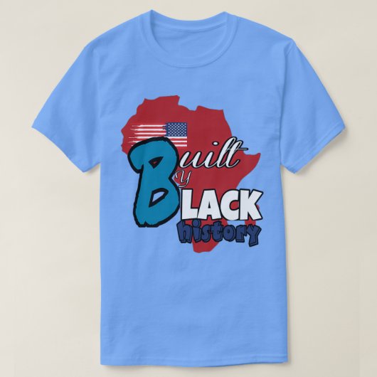 built by BLACK HISTORY NBA BLACK MONTH HISTORY Tシャツ (デザイン正面)