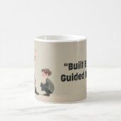Built By Love. Guided By Dad コーヒーマグカップ (中央)
