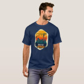 Built by Workers Industrial Skyline Labor Day Shir Tシャツ (正面フル)