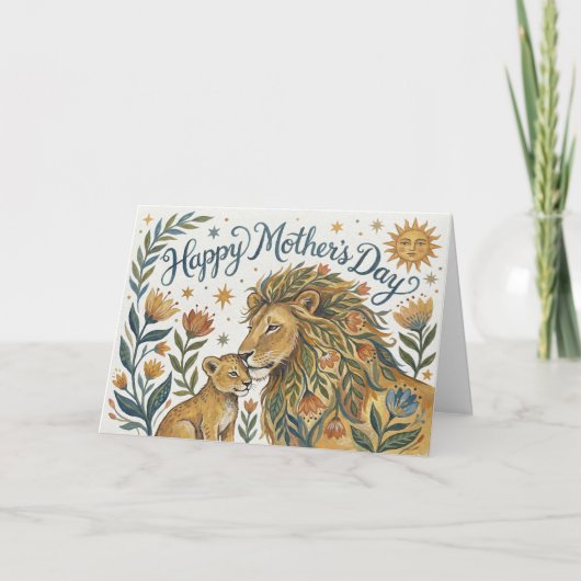 Built by Your Embrace Mother's Day Card カード (正面)