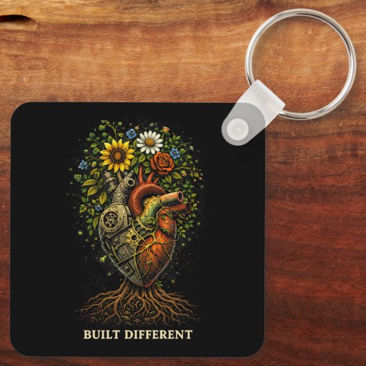 Built Different キーホルダー (裏面)