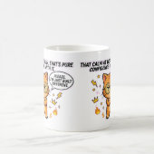 Built Different Confident Cat Funny Mug コーヒーマグカップ (中央)