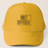 Built Different – Minimalist Motivational Hat キャップ (正面)