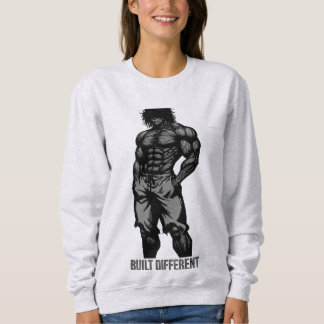 Built Different Monstrous Physique Heavyweight Gym スウェットシャツ