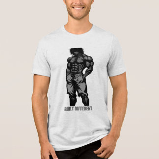 Built Different Monstrous Physique Heavyweight Gym トライブレンドTシャツ