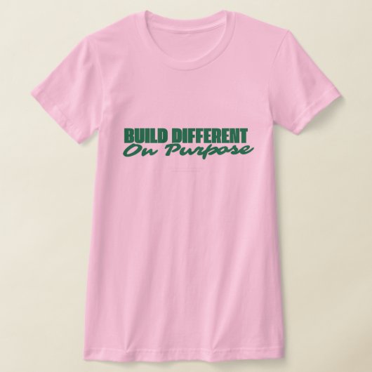 Built Different On Purpose Black Appreciation Tee Tシャツ (レイダウン)