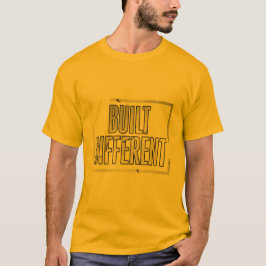 Built Different Tシャツ - マインドセットが大切