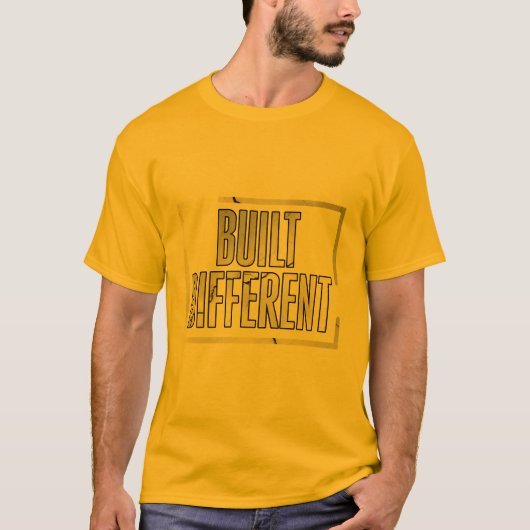 Built Different Tシャツ - マインドセットが大切 (正面)