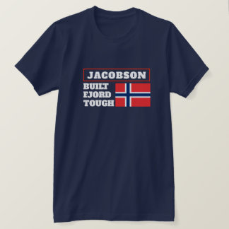 "Built Fjord Tough" and Norwegian Flag T-Shirt Tシャツ