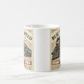 Built for Speed – Customisable Steam Train  コーヒーマグカップ (中央)