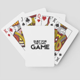 Built For The Long Game Minimalist Playing Cards トランプ