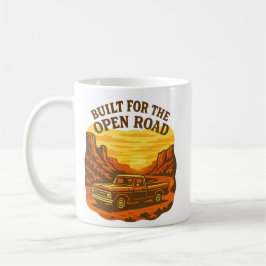 Built for the Open Road Retro Truck Art コーヒーマグカップ