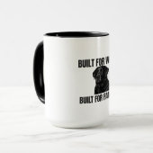 Built for Work. Built for Family. Black Lab Coffee マグカップ (正面左)