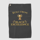 Built From Black Excellence Legacy  ゴルフタオル (正面)