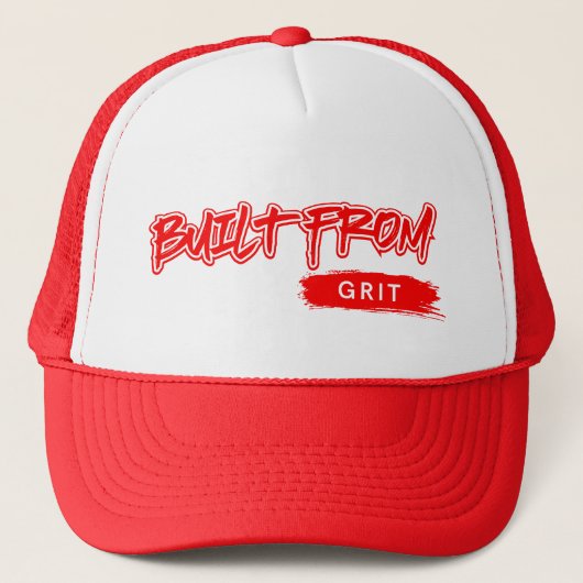 Built From Grit™ Grind Hustle Crown of Resilience キャップ (正面)