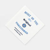 Built in the Forties Original Unrestored スタンダードランチョンナプキン (角)