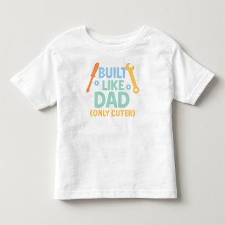 Built Likeパパ(唯一のカーター) – 父のためのおもしろマグカップ トドラーTシャツ