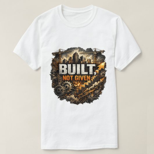 Built Not Given Tシャツ (デザイン正面)