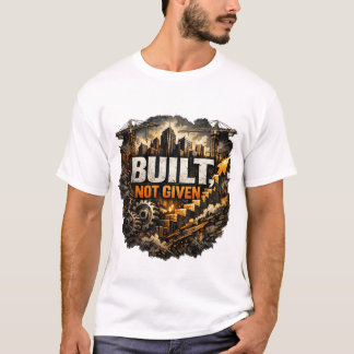 Built Not Given Tシャツ
