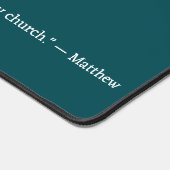 Built on the Rock" Biblical Desk Mat デスクマット (コーナー)