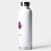 Built Over Time Motivational Water Bottle – Fitnes ウォーターボトル (左面)