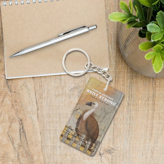Built Strong Personalized Encouragement  キーホルダー