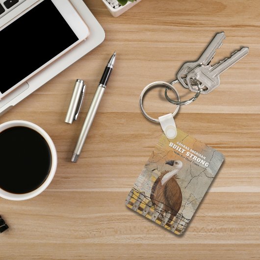 Built Strong Personalized Encouragement  キーホルダー