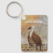 Built Strong Personalized Encouragement  キーホルダー (正面)