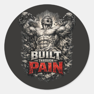 Built Through Pain Design ラウンドシール