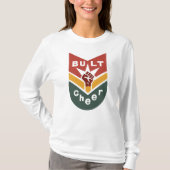 BUILT TO CHEER Raised-Fist Badge Tシャツ (正面)