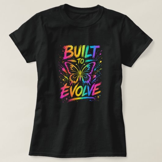 Built To Evolve Butterfly Shirt 0047708 Tシャツ (デザイン正面)